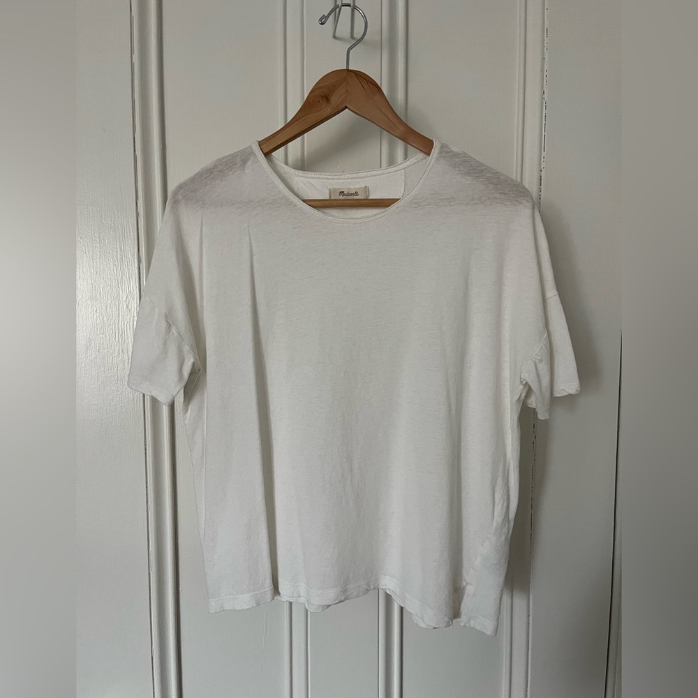 Linen / Cotton blend basic tee
